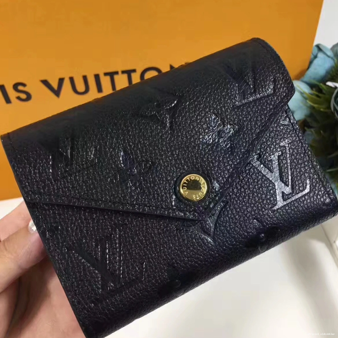 Official oldcobbler wallet Louis Vuitton Victorine 0815
